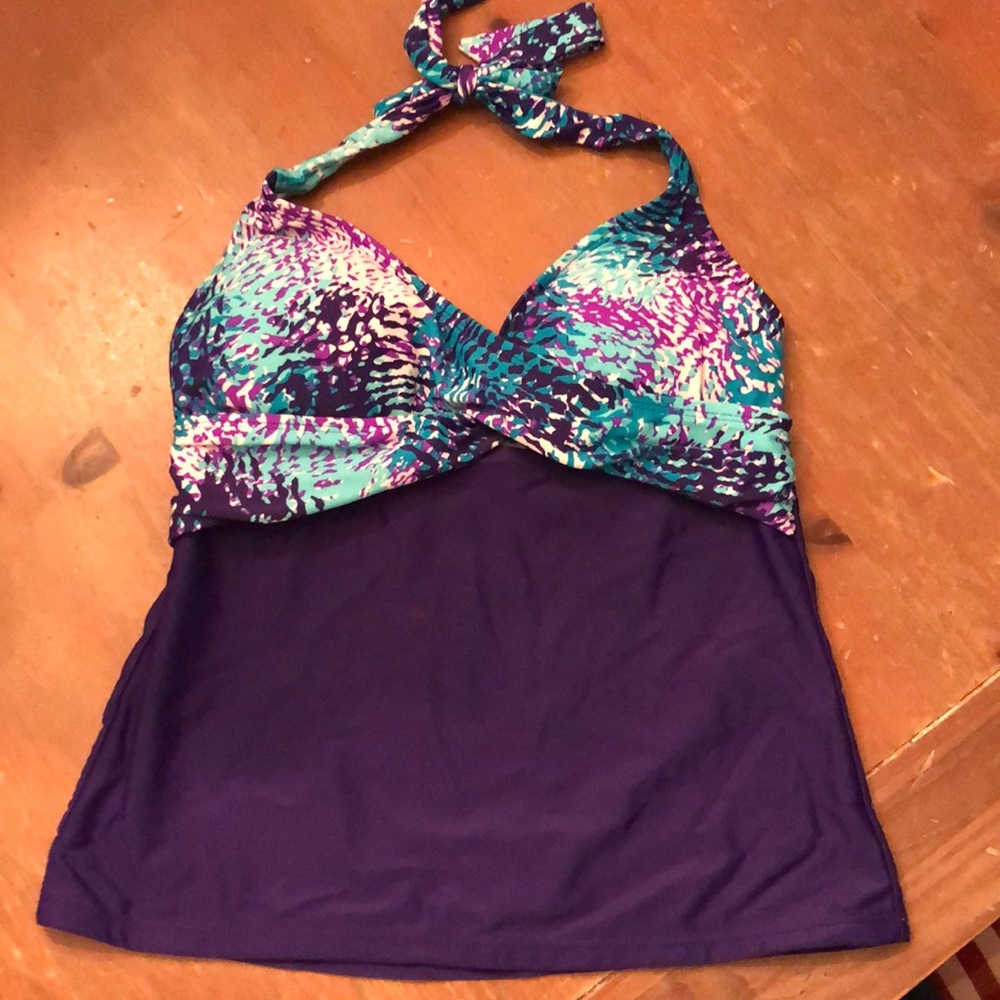 Tankini top size 4/6 purple